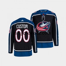 Herren Columbus Blue Jackets CUSTOM Eishockey Trikot Adidas 2022-2023 Reverse Retro Marine Authentic